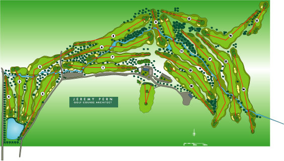 Le parcours du golf de Brive Planchetorte