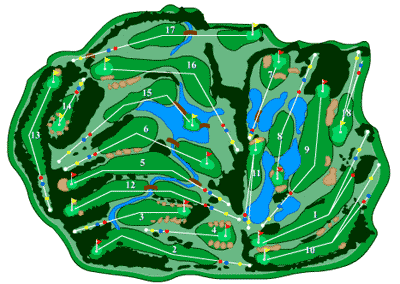 D�couvrez le parcours du Golf de Mionnay les Dombes