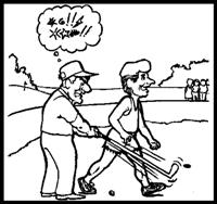 L'étiquette au Golf
